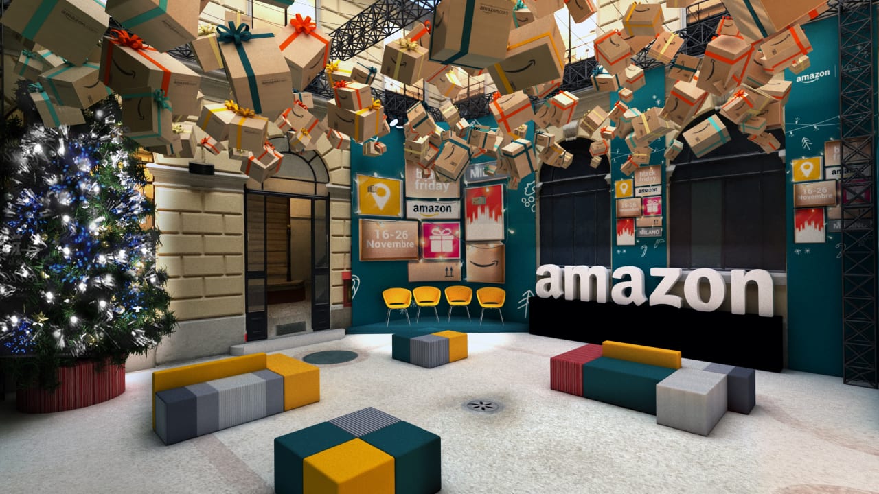 Amazon apre il suo primo negozio pop-up in Italia