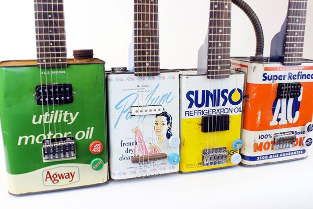 Contenitori per olio diventano chitarre: l’idea di due giovani sudafricani
