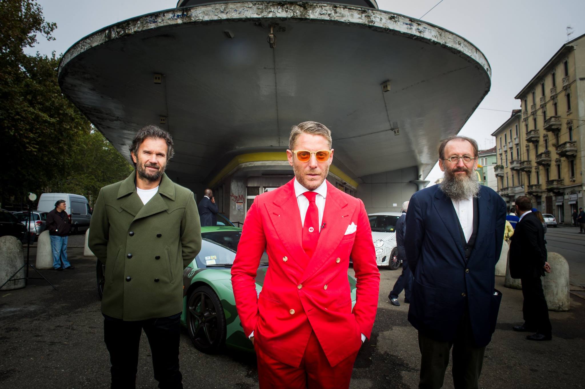 Lapo Elkann inaugura la nuova sede di Garage Italia a Milano