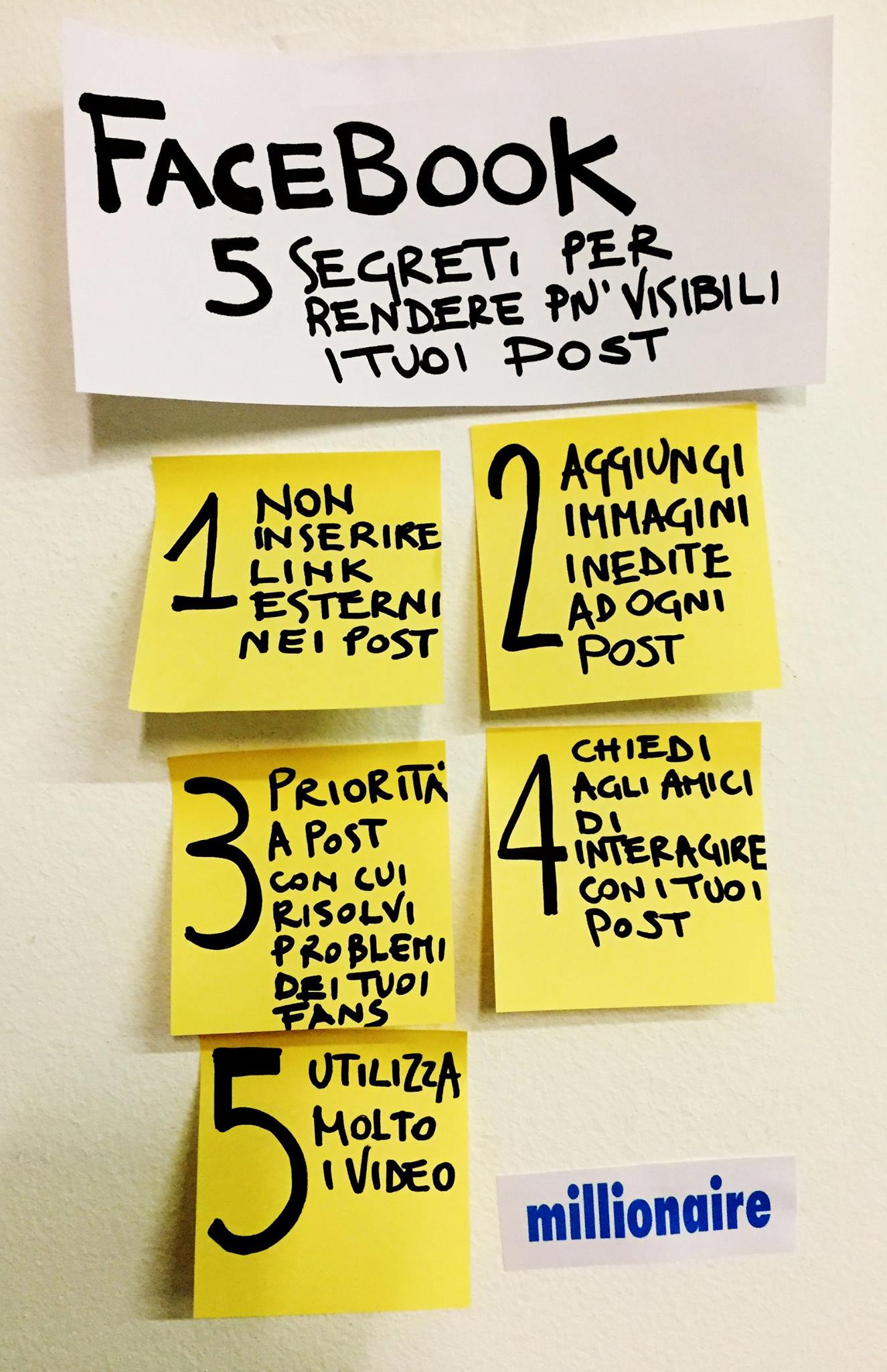 Facebook, 5 segreti per rendere più visibili i tuoi post