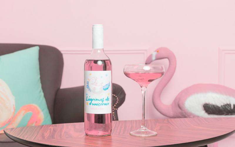 Dopo il vino blu, ecco il vino rosa di Unicorno
