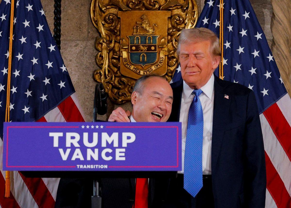 SoftBank raddoppia l’investimento negli USA: 100 miliardi di dollari per i piani di Trump