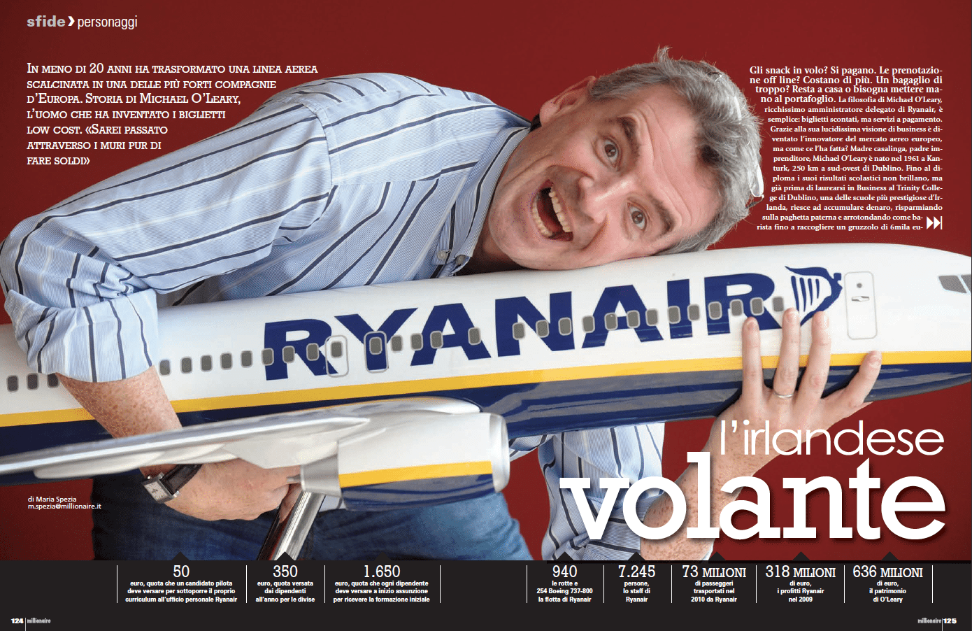 Ryanair, un impero creato da un ex edicolante. «E ora assumo oltre 2mila persone in Italia»