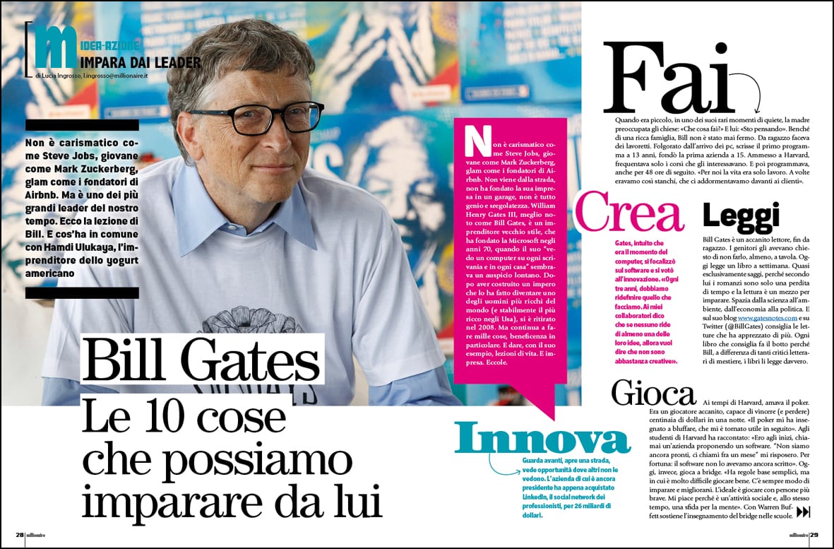 Il messaggio di Bill Gates ai laureati