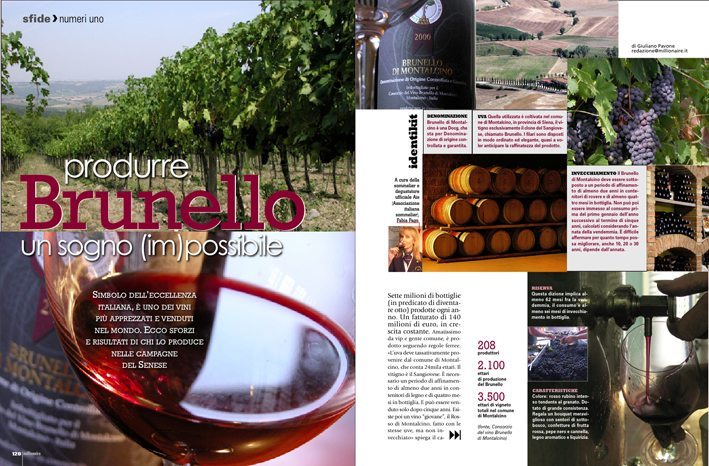Il Brunello italiano, una storia di successi
