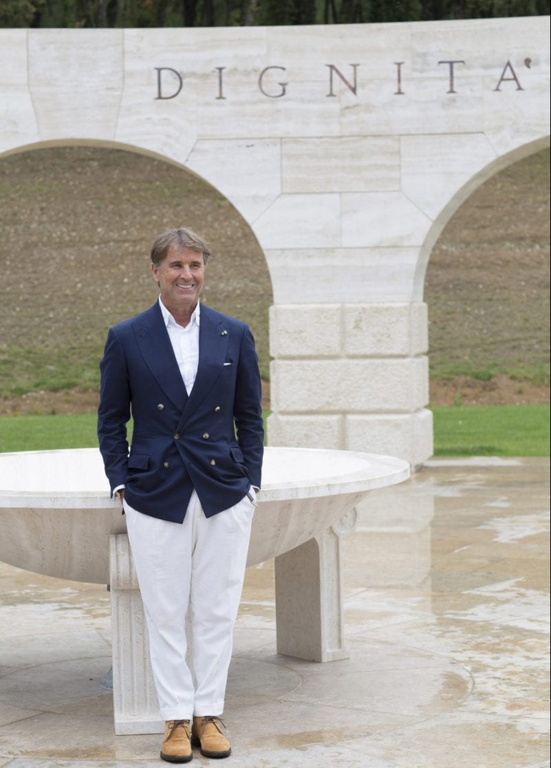 Brunello Cucinelli inaugura il suo borgo dello spirito a Solomeo