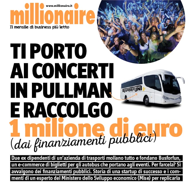 Busforfun, la startup innovativa che ha raccolto 1 milione di euro grazie ai finanziamenti pubblici