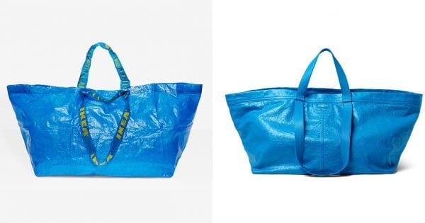 La risposta ironica di Ikea a Balenciaga: "C'è solo una borsa Frakta"