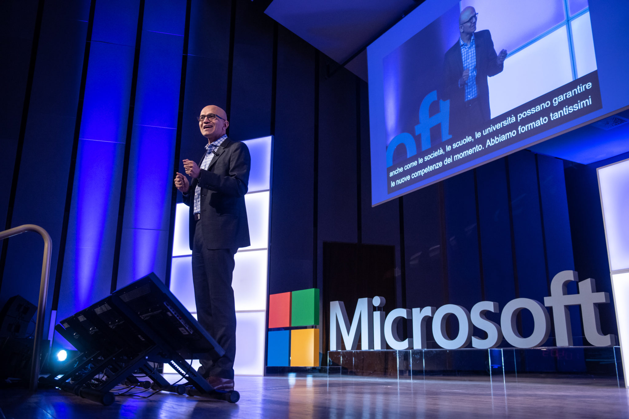 Il Ceo di Microsoft a Milano: «La tecnologia deve essere un'opportunità per tutti»