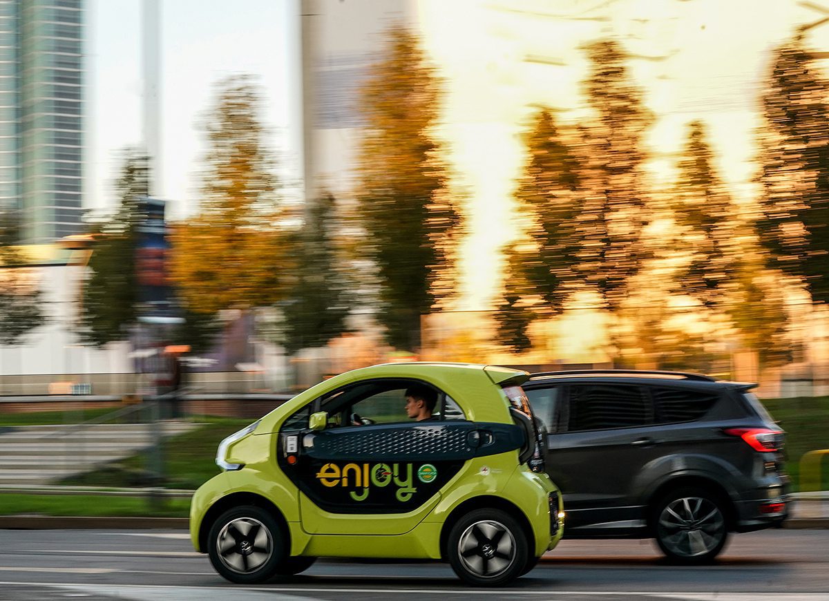 Enjoy Milano, con il car sharing elettrico