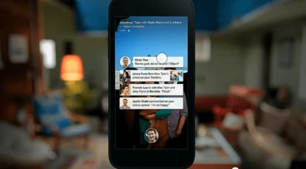 Home, Facebook "prende casa" sul telefono