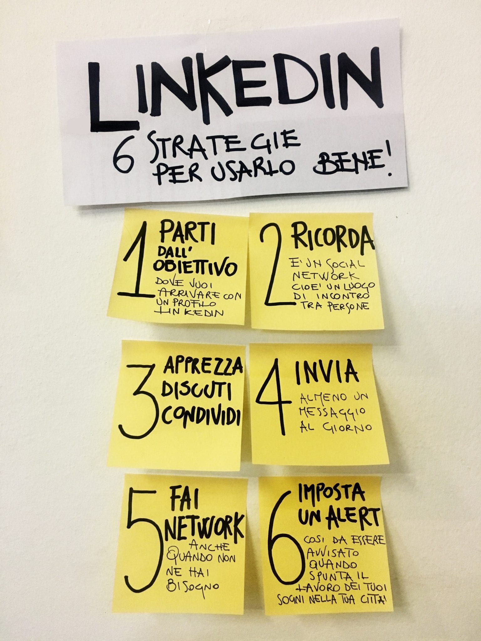 LinkedIn: 6 strategie per usarlo bene (infografica)