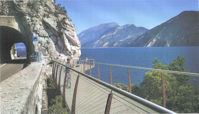 Sul lago di Garda una pista ciclabile da 140 chilometri
