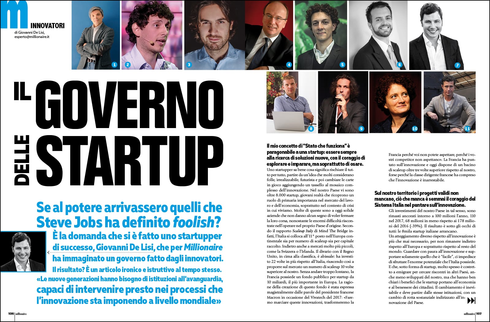 Il Governo delle startup