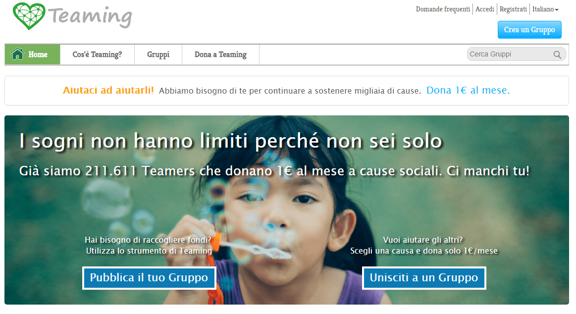 Donazioni da 1 euro: così il crowdfunding diventa sociale