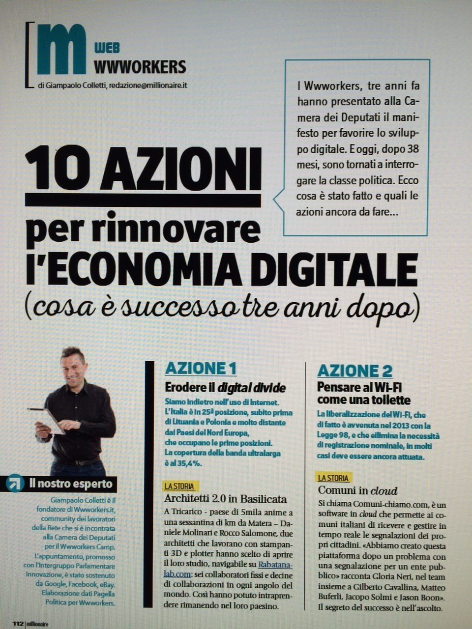 10 azioni per rinnovare l'economia digitale