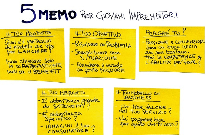 Promemoria per giovani imprenditori: ecco 5 cose da ricordare
