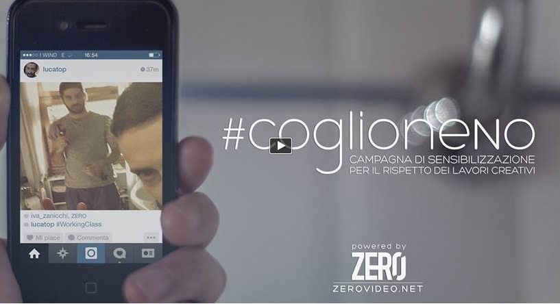 #CoglioneNO! La campagna in difesa dei giovani lavoratori creativi