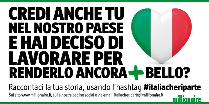 Ecco #ITALIACHERIPARTE
