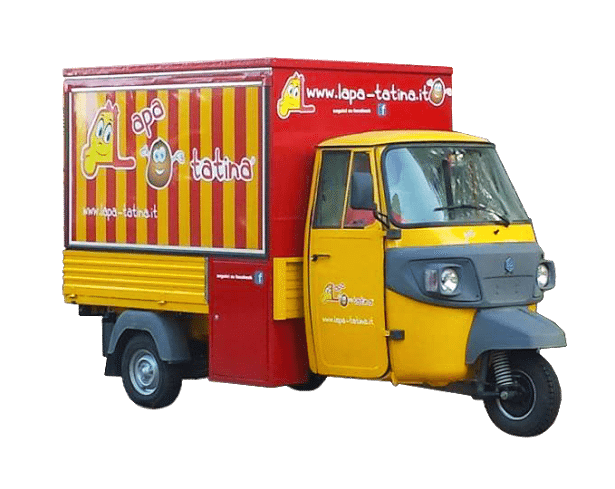 Noi inventiamo l’Ape car delle patate fresche