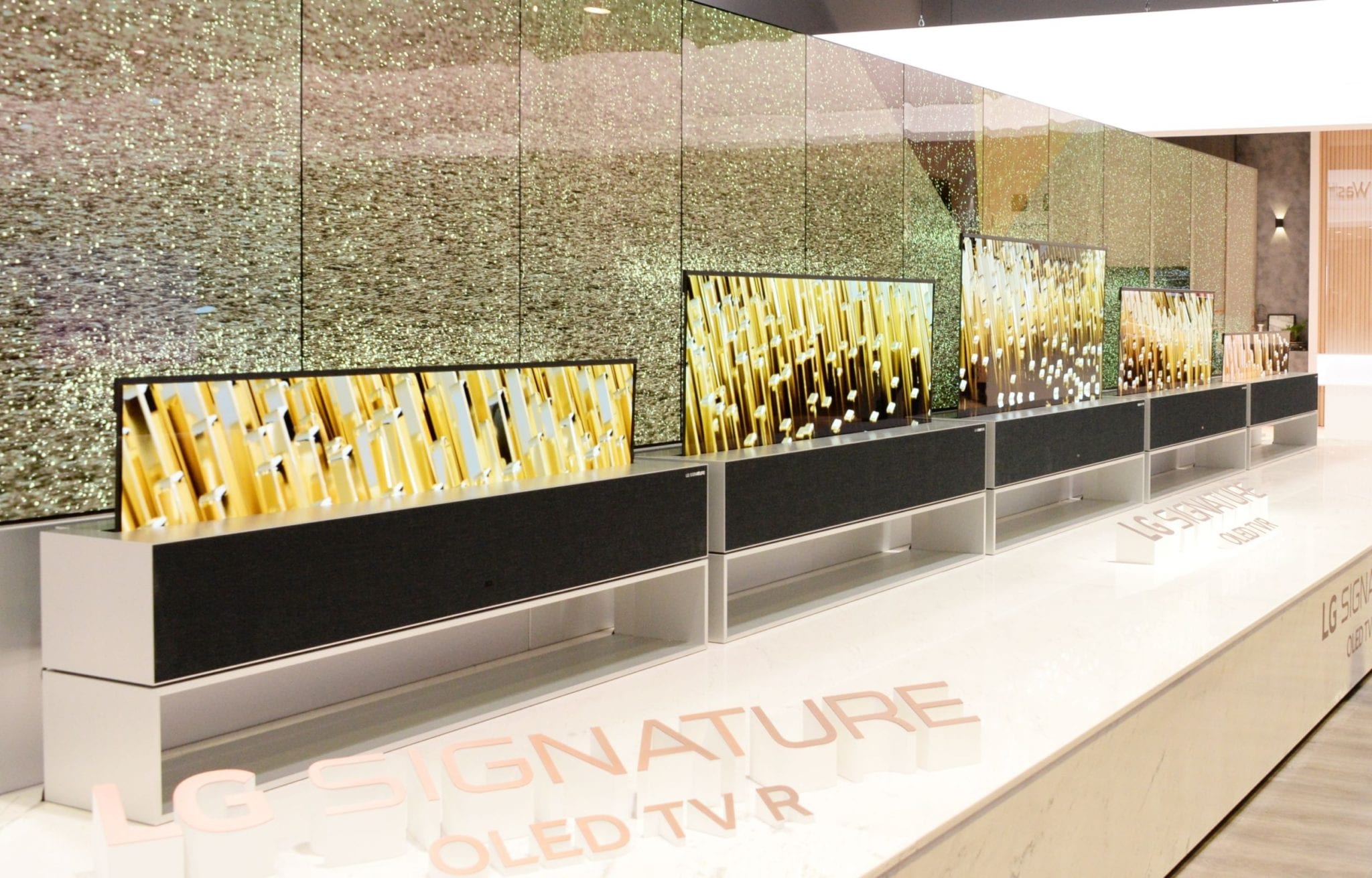 I televisori del futuro al Ces 2019: arrotolabili, modulari e in 8K