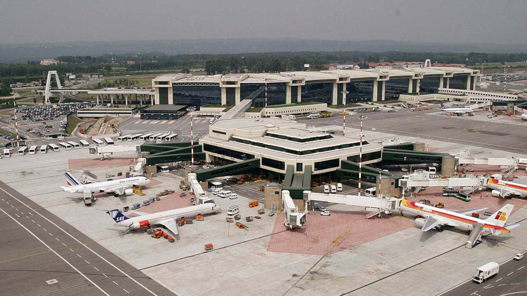 Ladies and Gentlemen we are landing at Milan Silvio Berlusconi international airport