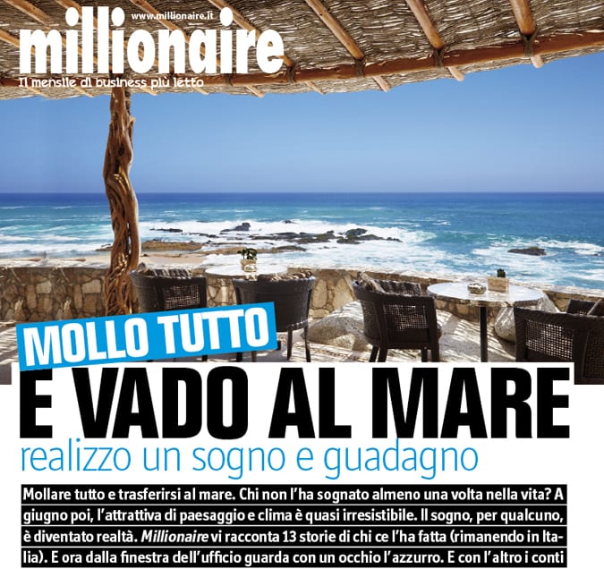 Mollo tutto e faccio impresa al mare