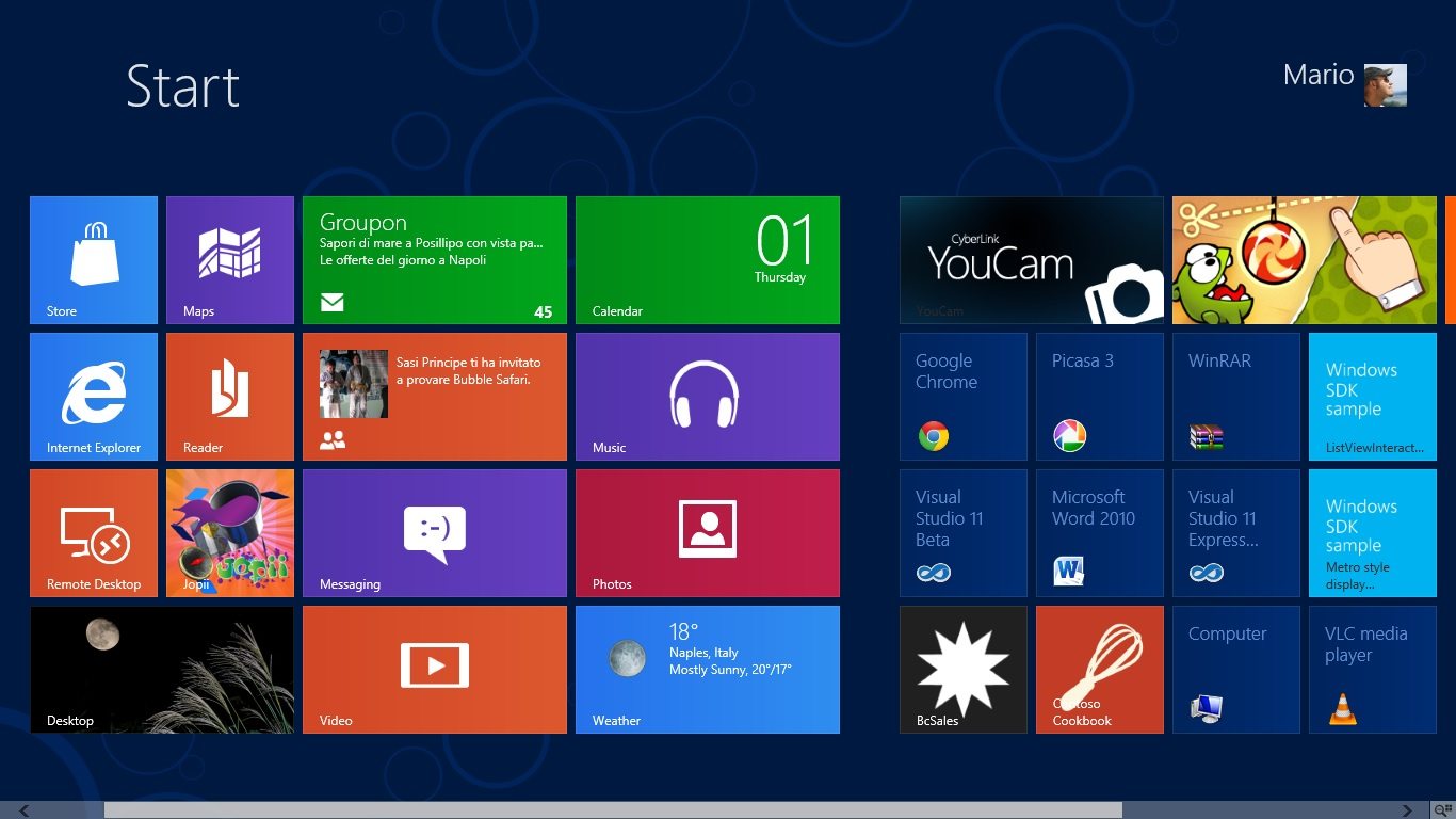 Windows 8, guida alle novità più interessanti
