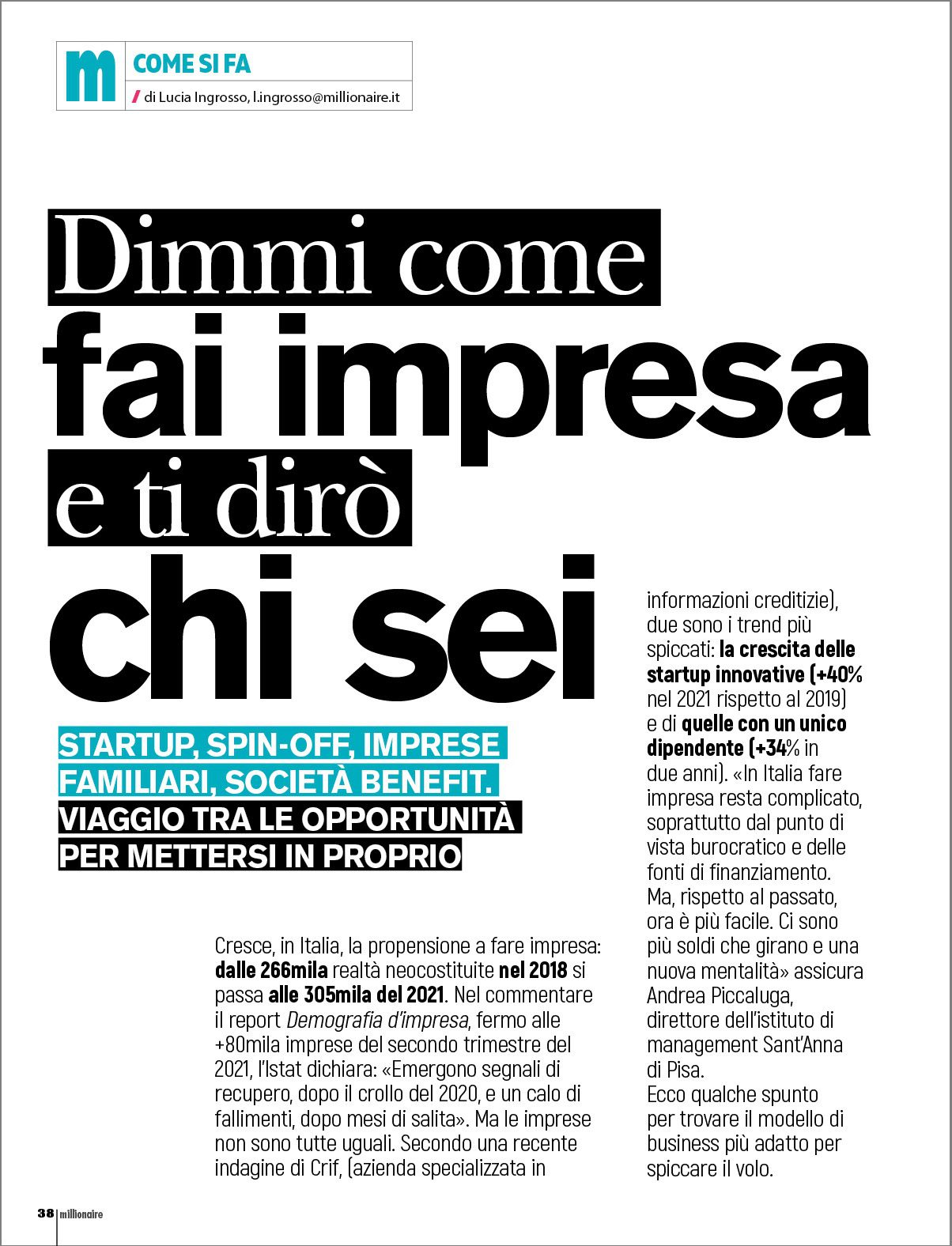 Guida per fare impresa. Viaggio tra le opportunità per mettersi in proprio