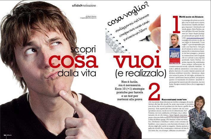 Cosa vuoi (davvero) dalla vita?