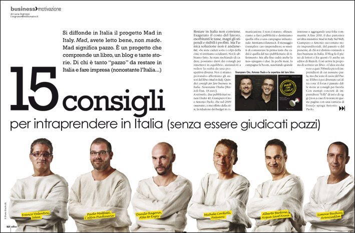 5 consigli per fare impresa in Italia (senza essere pazzi)