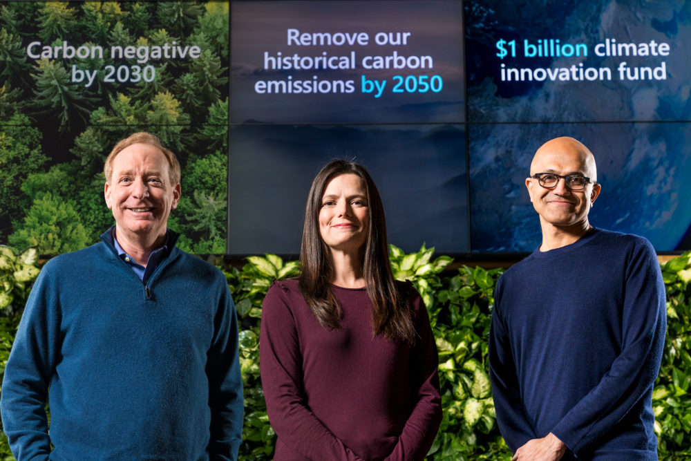 Microsoft: un fondo da un miliardo e un piano per la sostenibilità