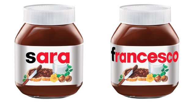 La Nutella si rinnova con il “tuo nome”
