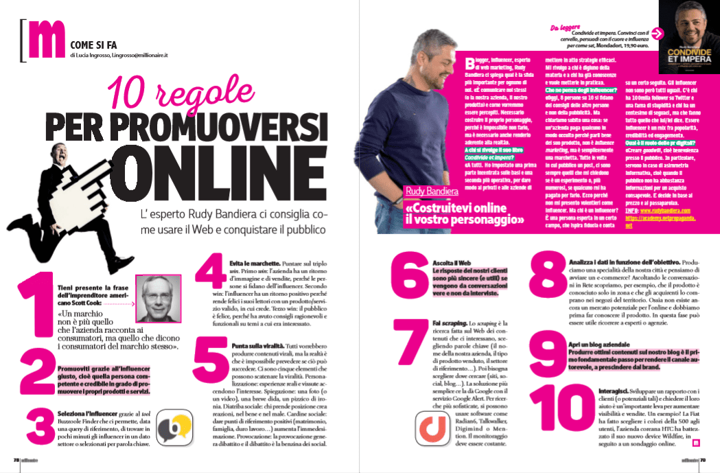 10 regole per promuoversi online