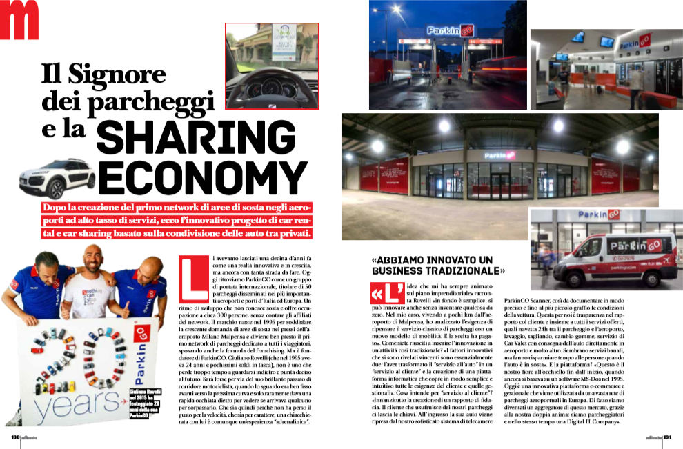 Il Signore dei parcheggi e la sharing economy