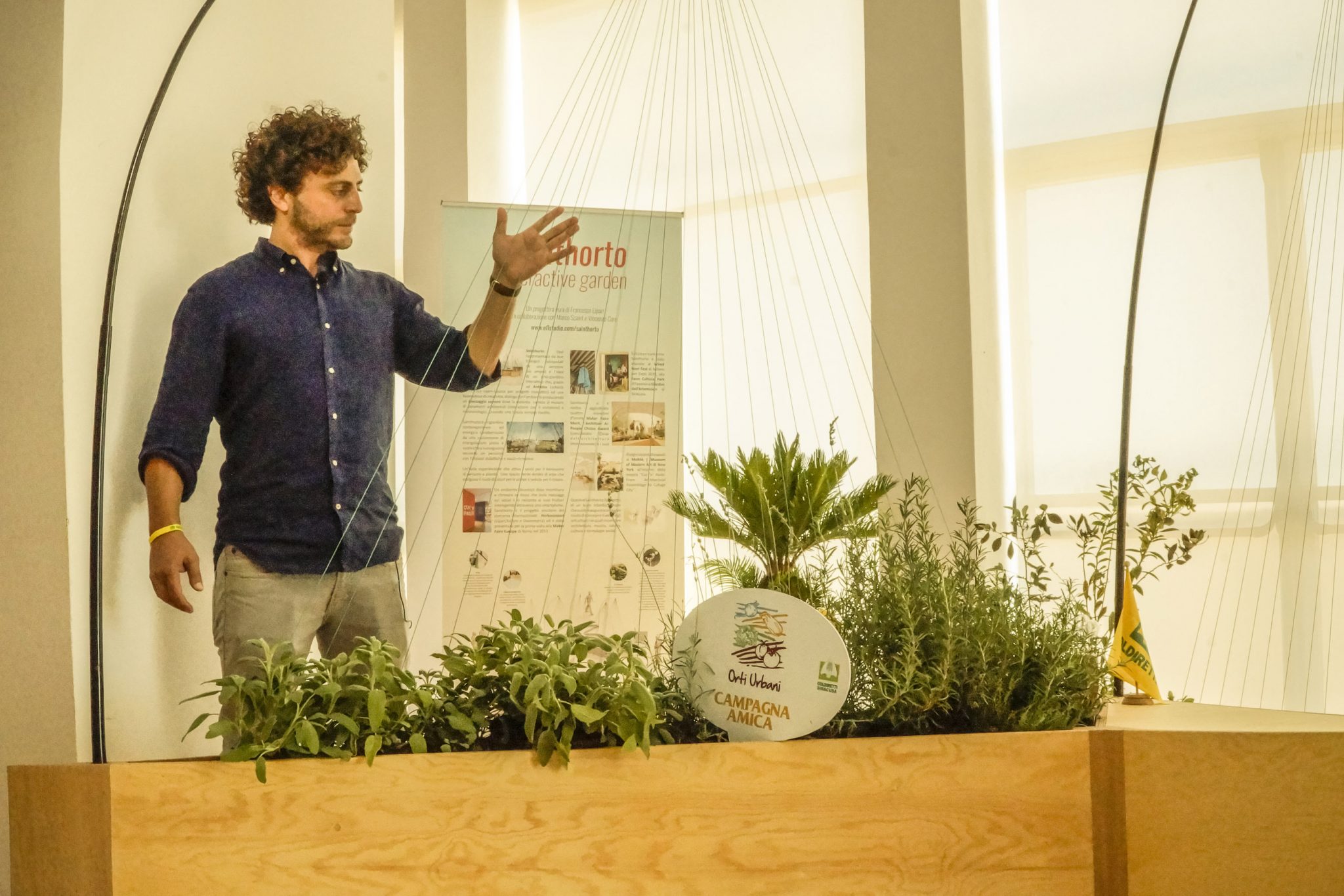 «L'orto che canta? Esiste e l'ho inventato io»
