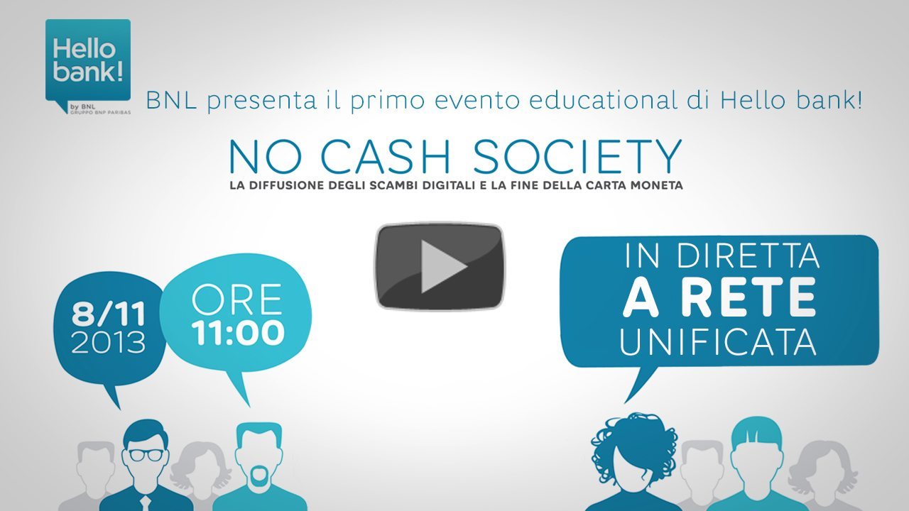 In futuro vivremo senza soldi? (DIRETTA STREAMING)