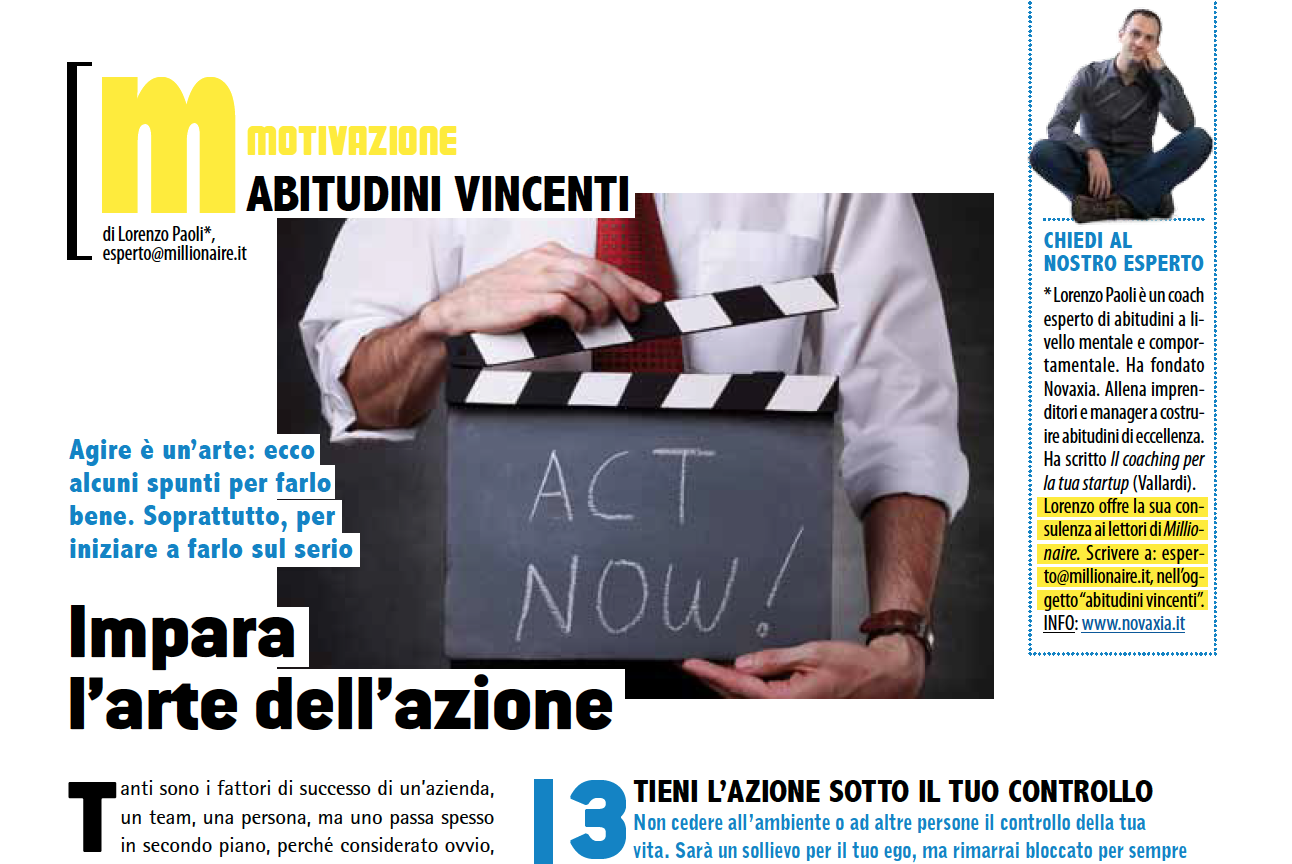 Impara l'arte di agire!