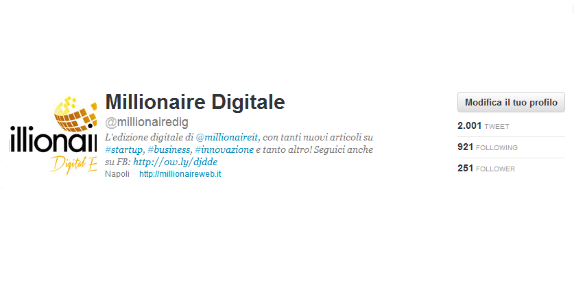 Twitter, la Bio a portata di follower
