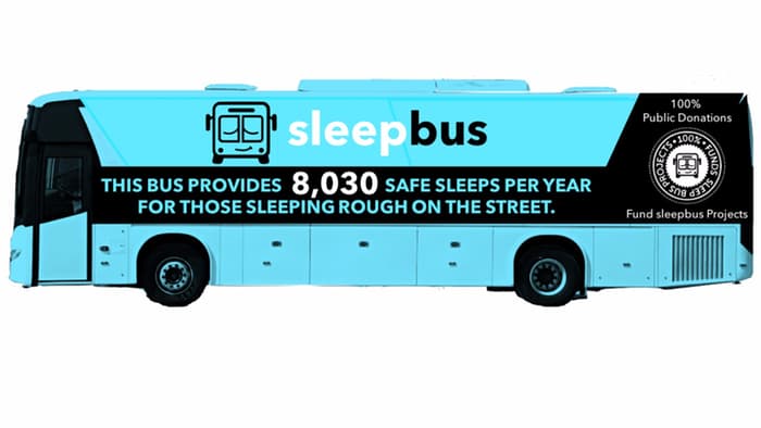 Creo il bus dei senzatetto in crowdfunding