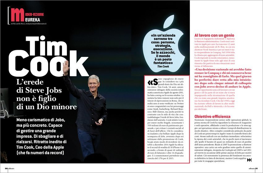 Tim Cook, il più importante leader al mondo