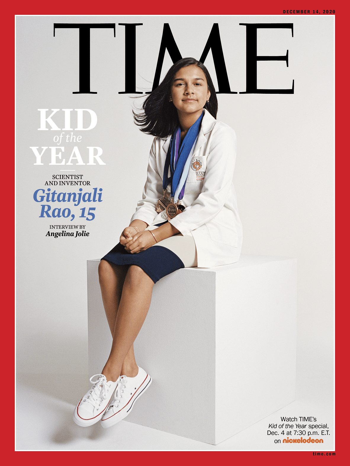 Gitanjali Rao, scienziata a 15 anni. Ecco la "Ragazza dell'anno" scelta dal Time