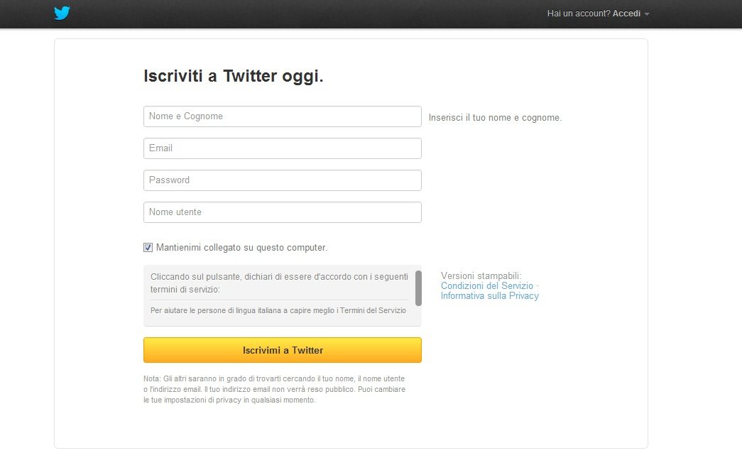 Il tuo business su twitter: ecco come iniziare