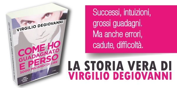 L’autobiografia di Virgilio Degiovanni a un prezzo speciale