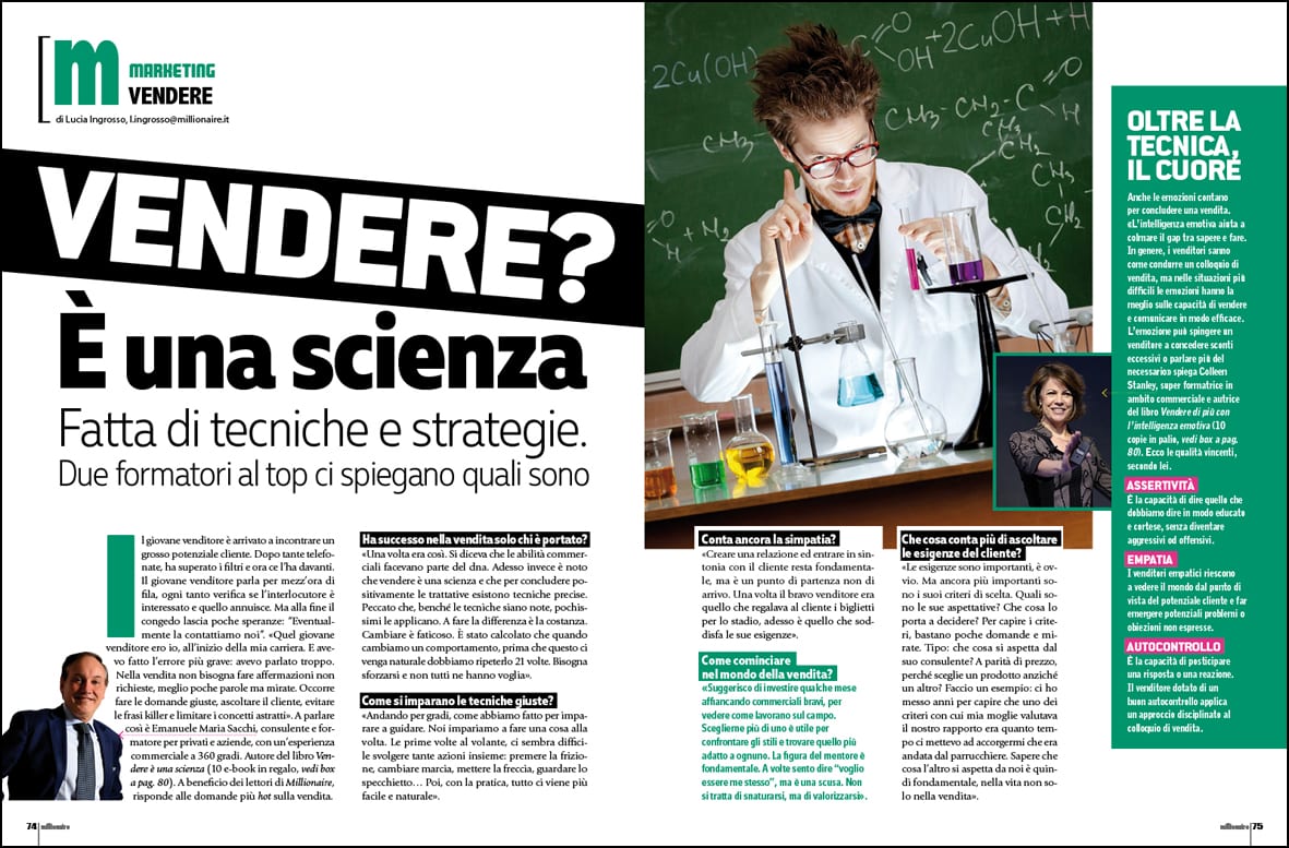 A lezione di vendita