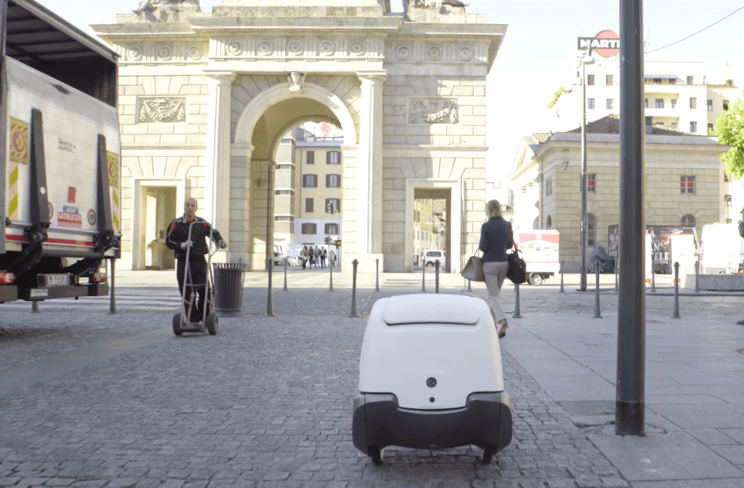 Il robot italiano per le consegne a domicilio vince il German Design Award