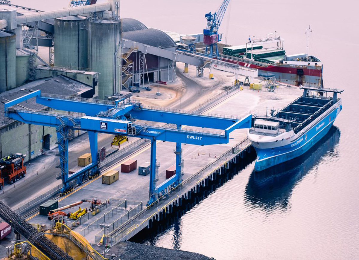 Yara Birkeland: la prima nave elettrica a guida autonoma