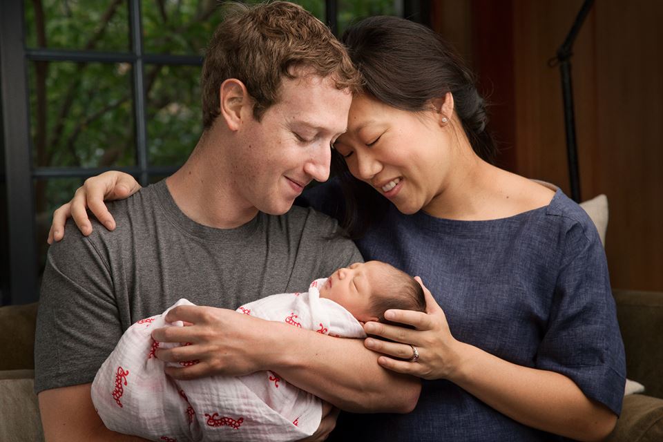 Zuckerberg: "Io e Priscilla aspettiamo un'altra bambina"